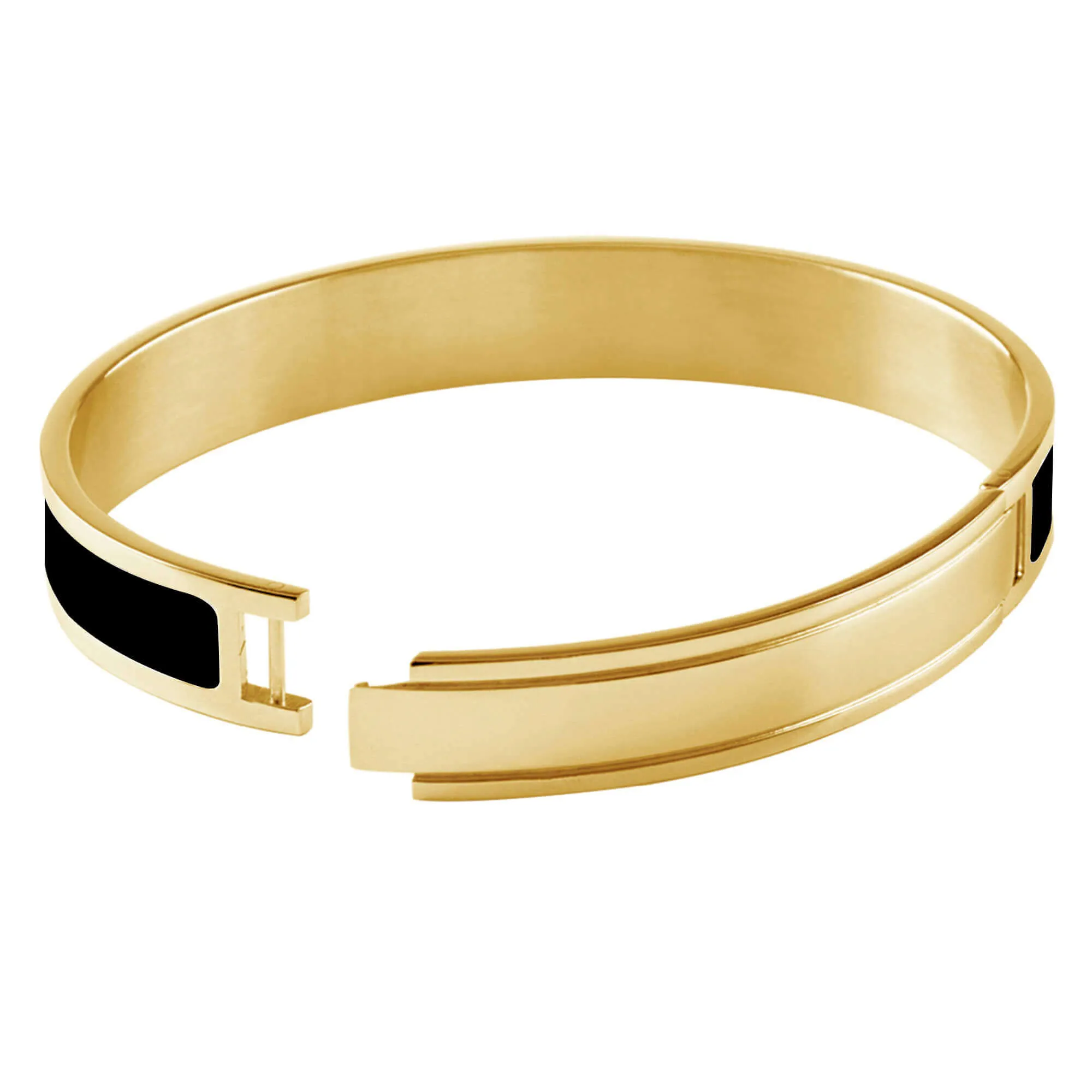 Dyrberg Kern Pennika Gold Bangle - Black