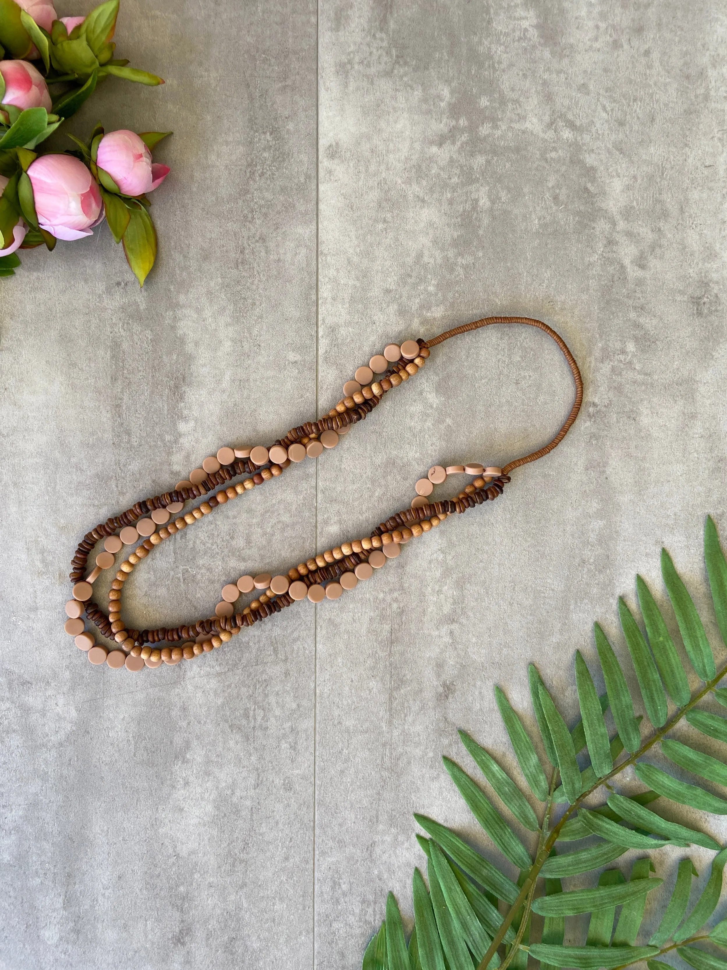 Edwina Necklace in Desert