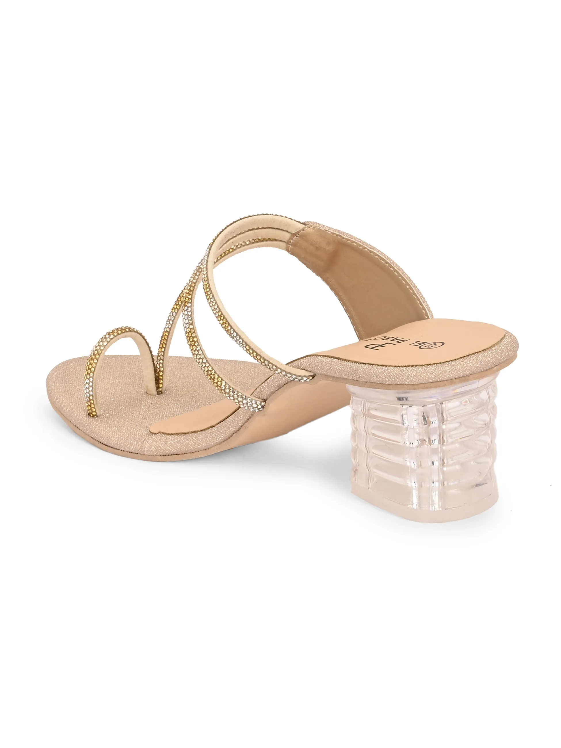 El Paso Women Open Toe Block Heel Sandals