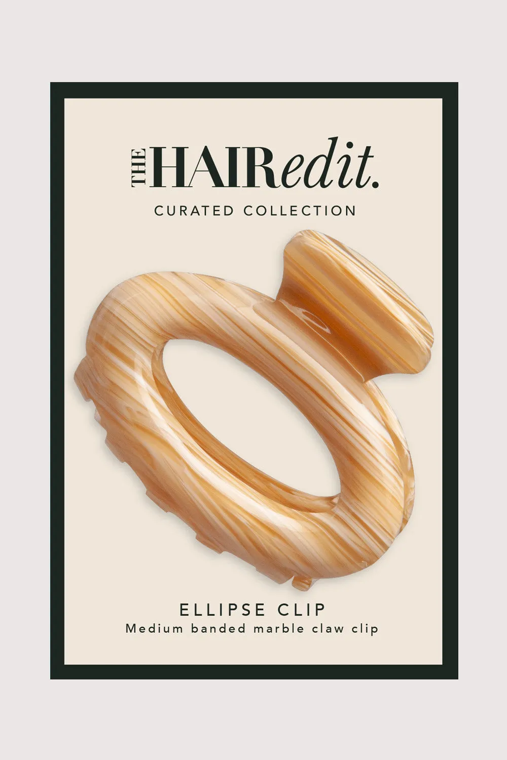 Ellipse Oval Claw Clip