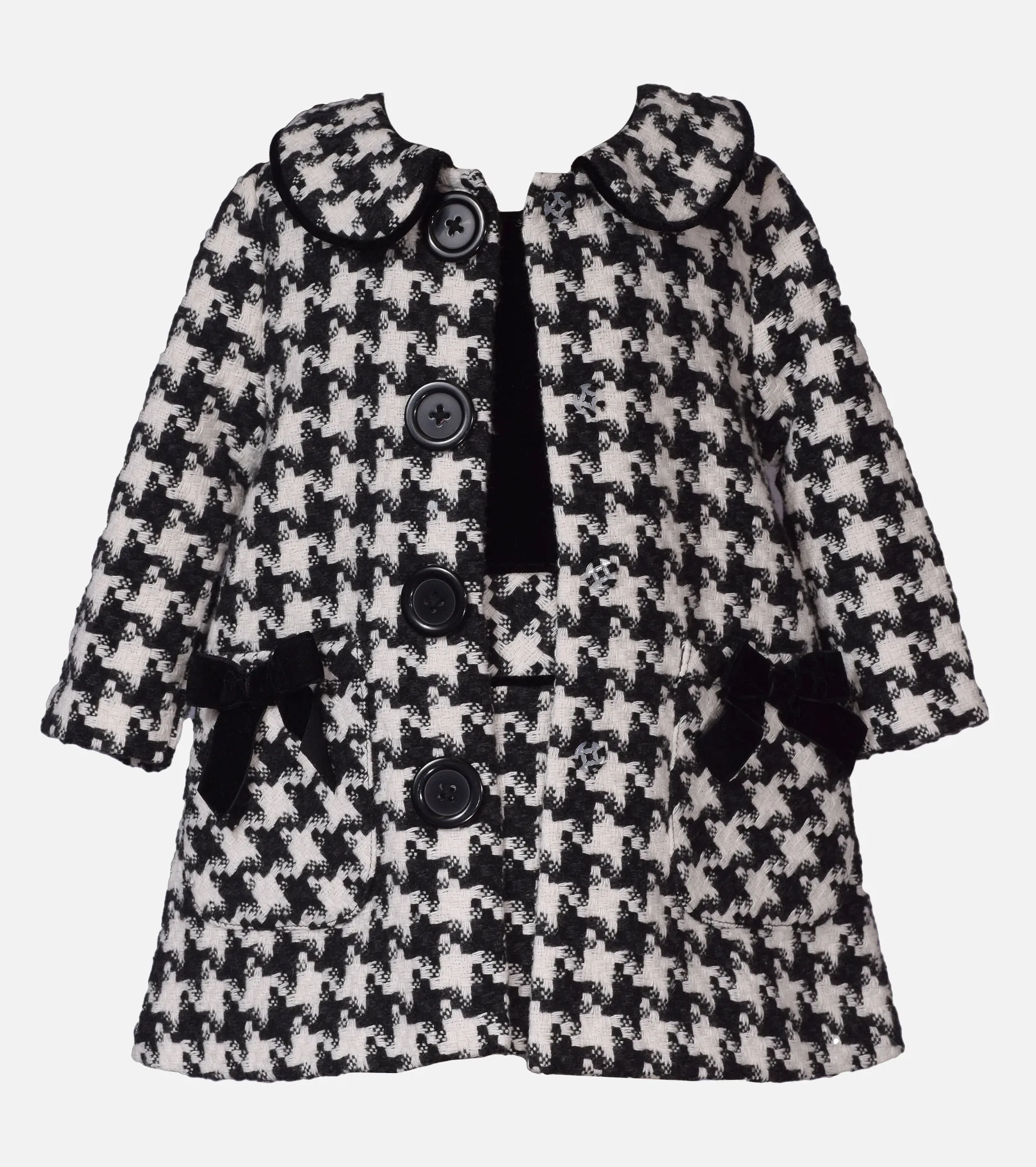 Eloise Houndstooth Coat Set