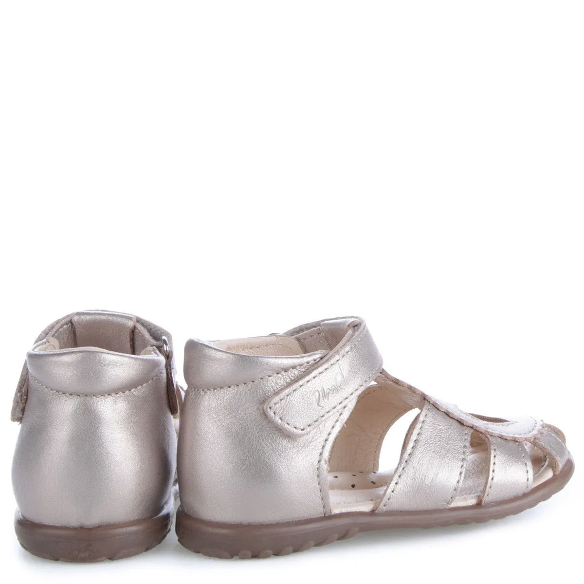 Emel Champagne Gold Heart Sandal