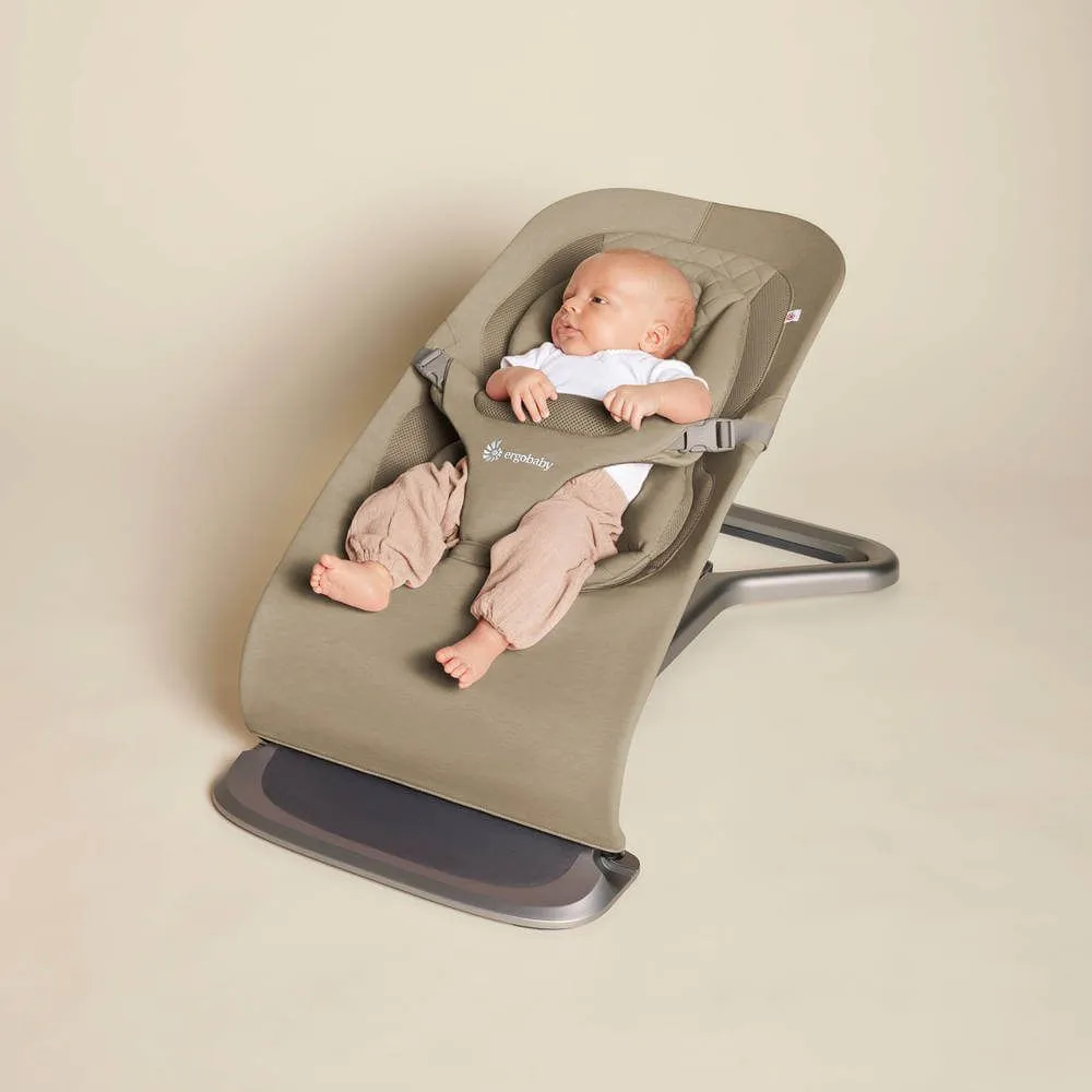 ErgoBaby Evolve Bouncer in Soft Olive