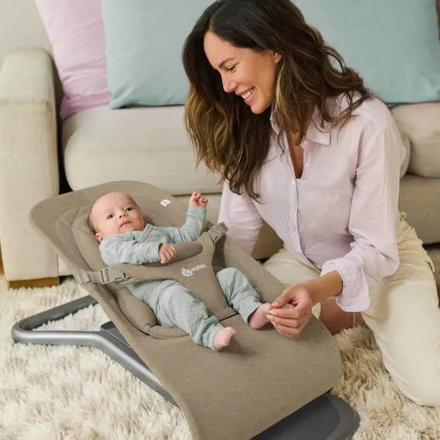 ErgoBaby Evolve Bouncer in Soft Olive