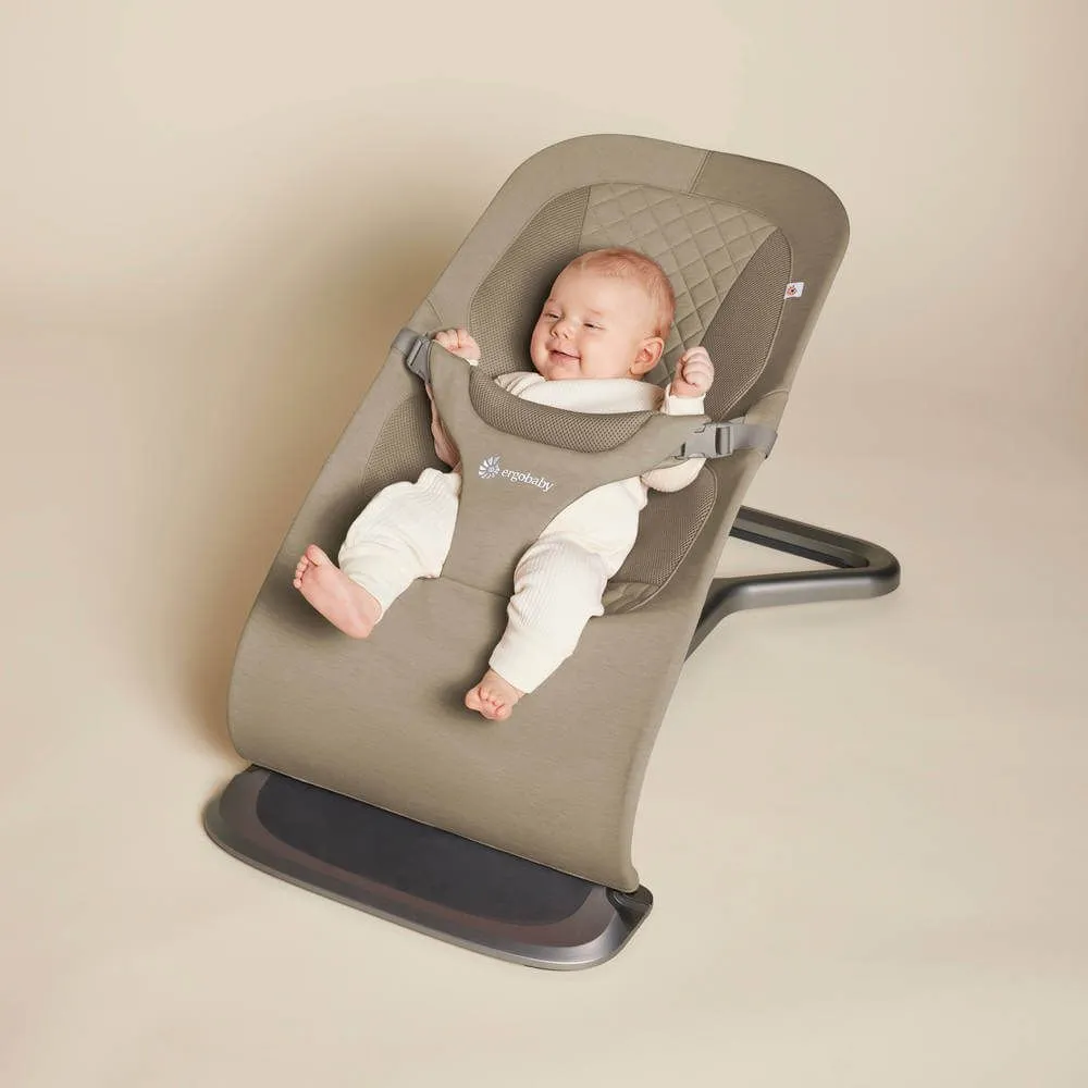 ErgoBaby Evolve Bouncer in Soft Olive
