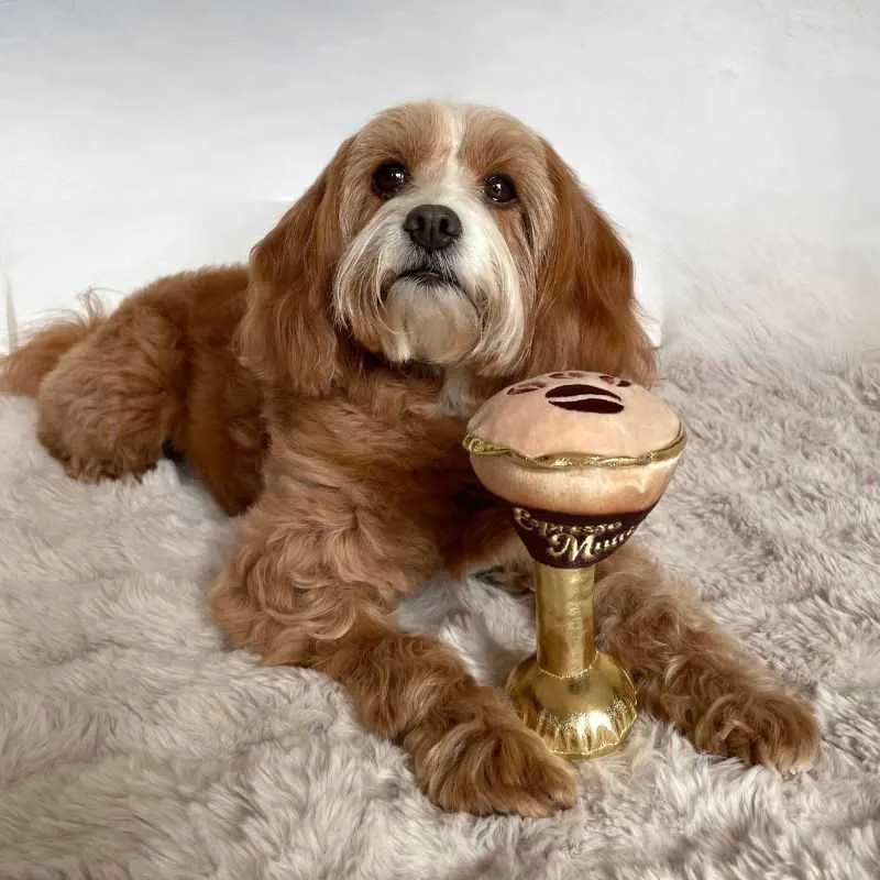 Espresso Muttini Dog Toy