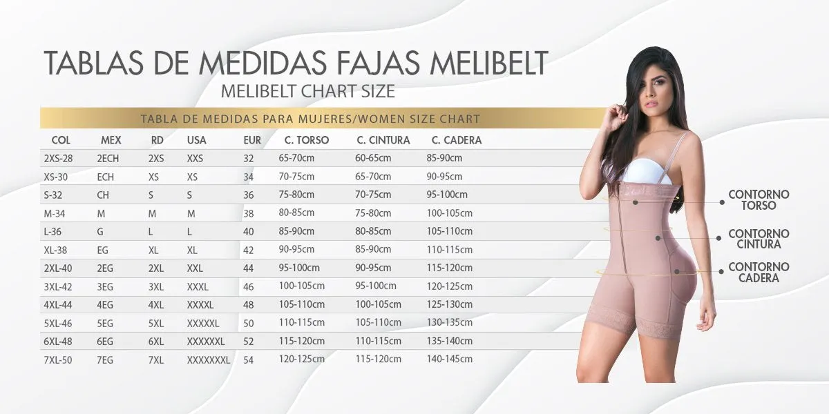Fajas Colombianas Melibelt 5014 Extra Plus Size