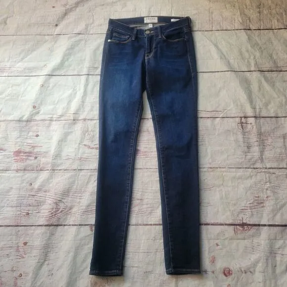 Frame Le Skinny de Jeanne in Marshall Wash Size 25