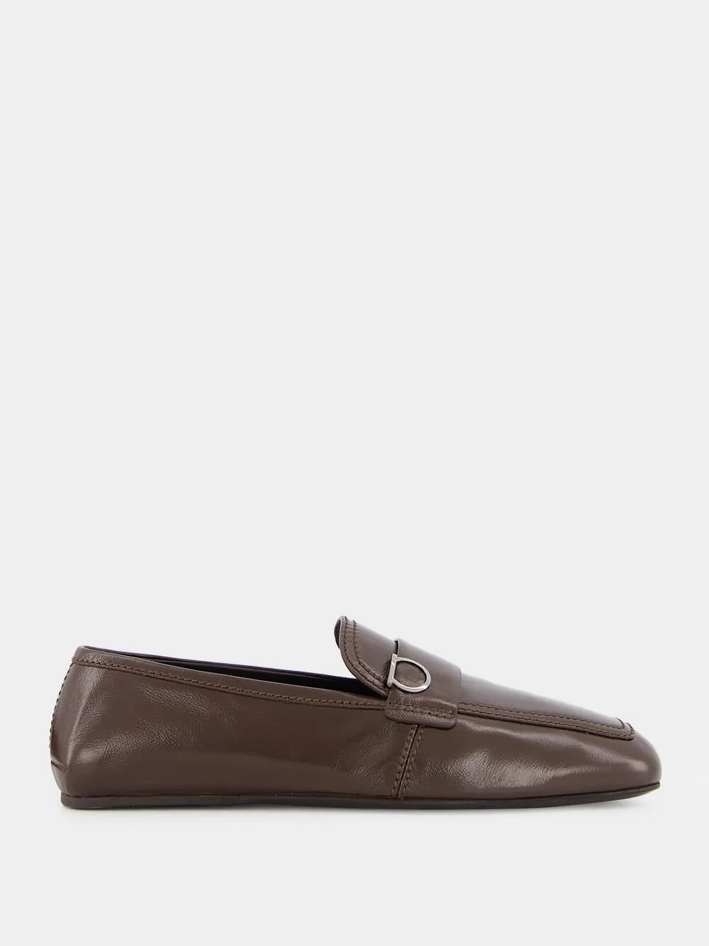 Gancini Bit Calfskin Loafer