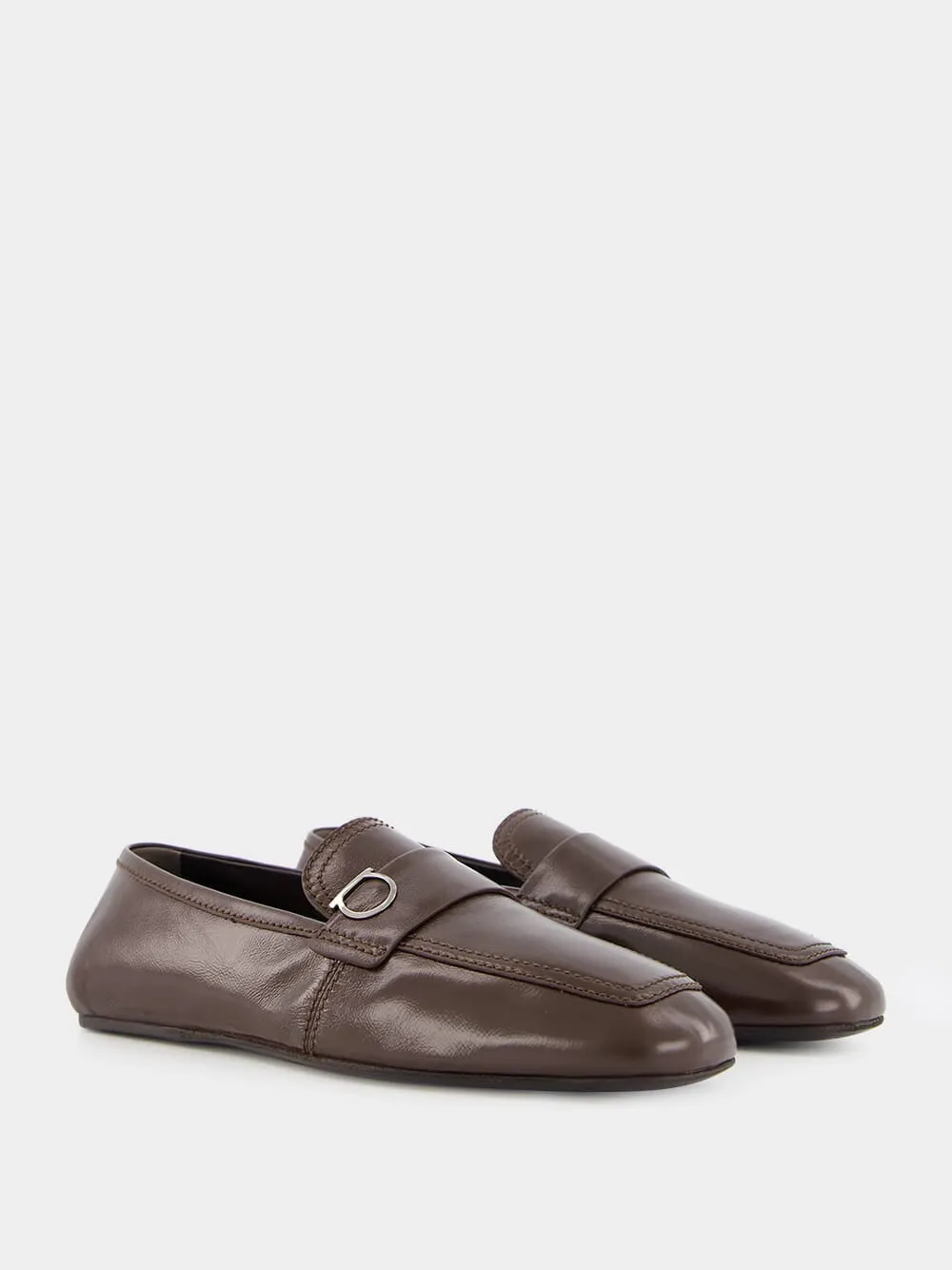 Gancini Bit Calfskin Loafer