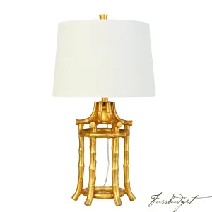 Golden Bamboo Table Lamp