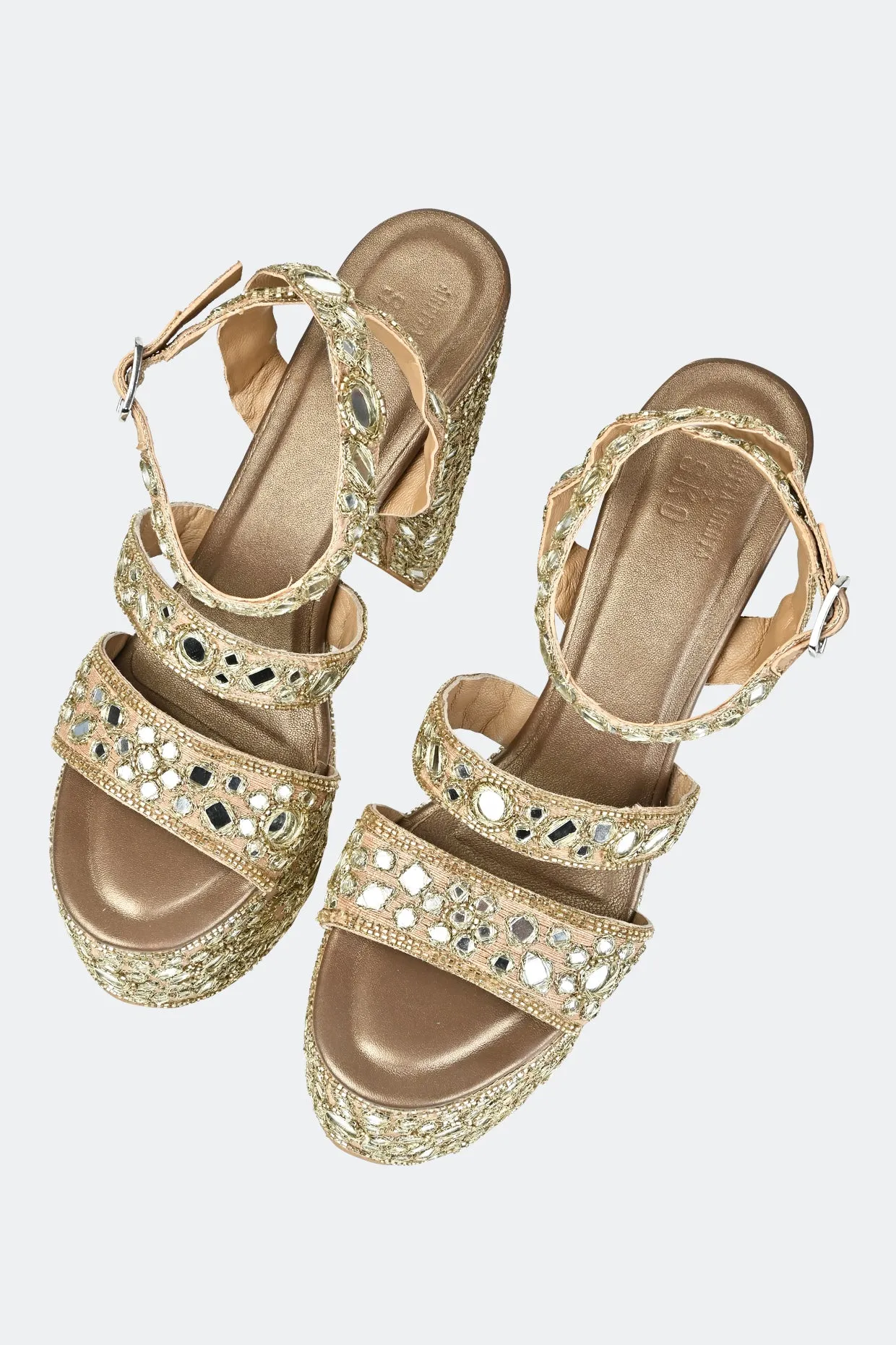 Golden Hour Platform Heels For Women