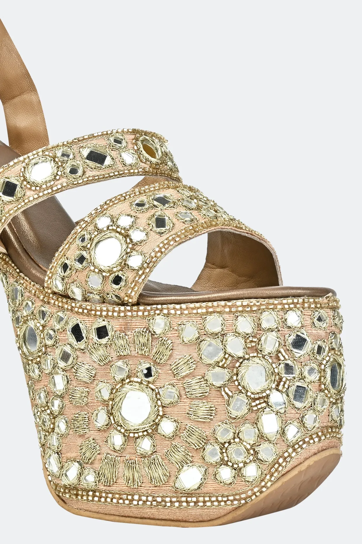 Golden Hour Platform Heels For Women