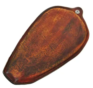 Harley Sportster 1982-2003 Brown Distressed Leather On The Frame Seat  Steel USA
