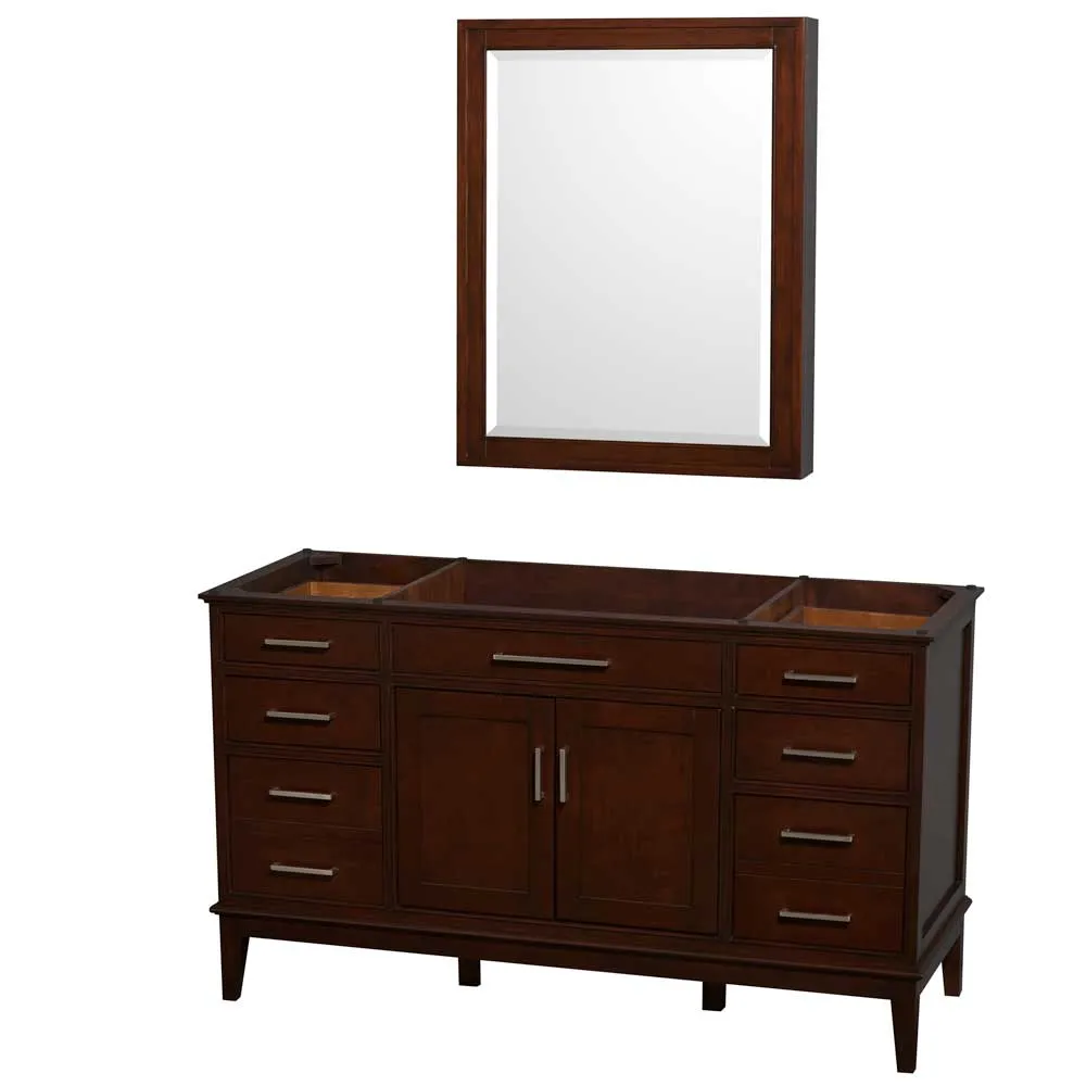 Hatton 60" Single Bathroom Vanity in Dark Chestnut