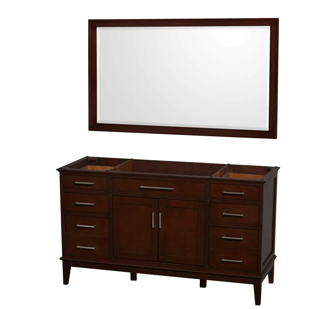 Hatton 60" Single Bathroom Vanity in Dark Chestnut