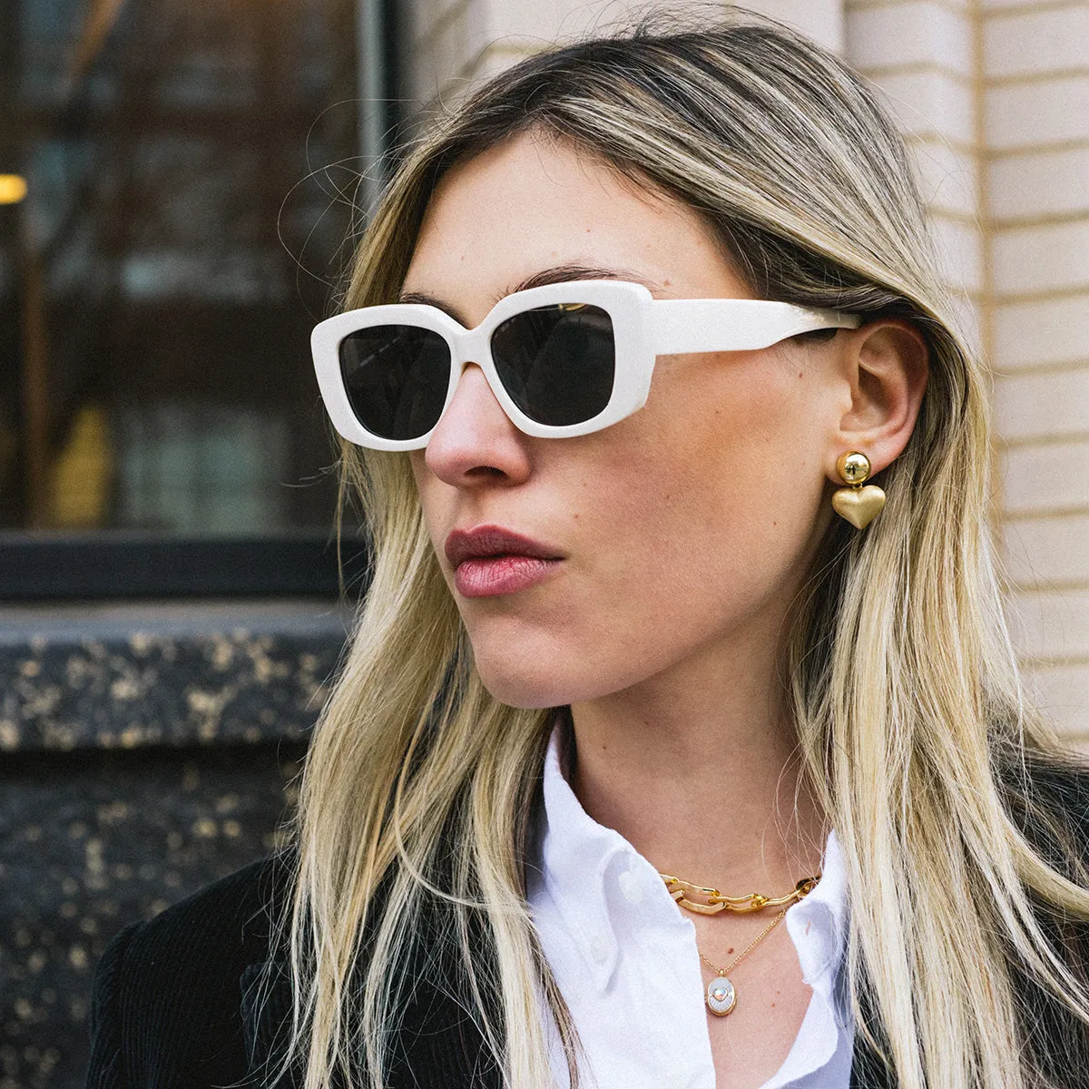 Heart Drop of Love Studs