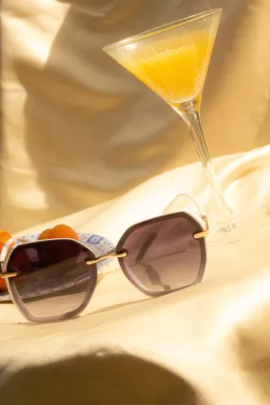 Hexagonal Front Lens Sunglasses