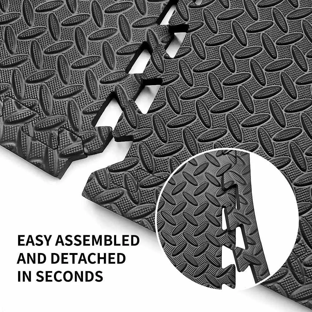 Interlocking Exercise Mat- 2cm Thick, Set of 6 tiles