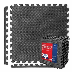 Interlocking Exercise Mat- 2cm Thick, Set of 6 tiles