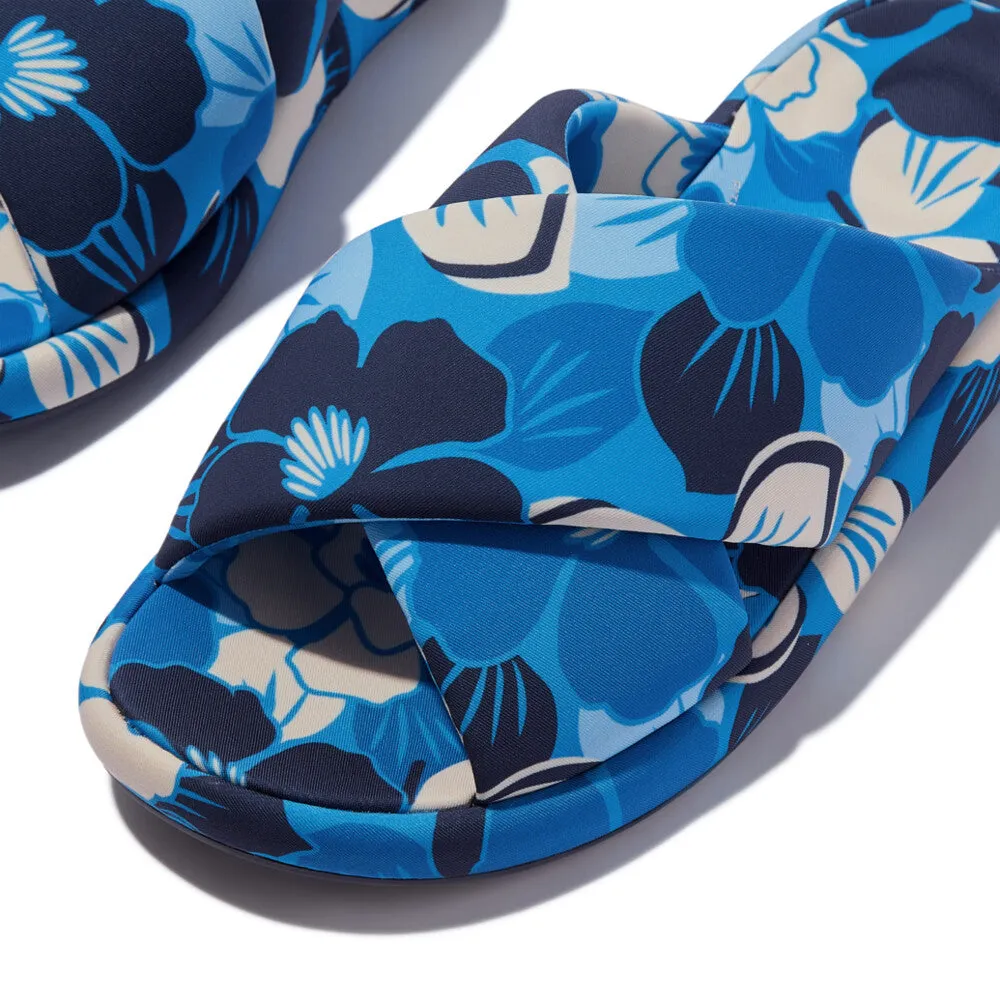 IQUSHION D-Luxe Padded Flowerz Cross Slides