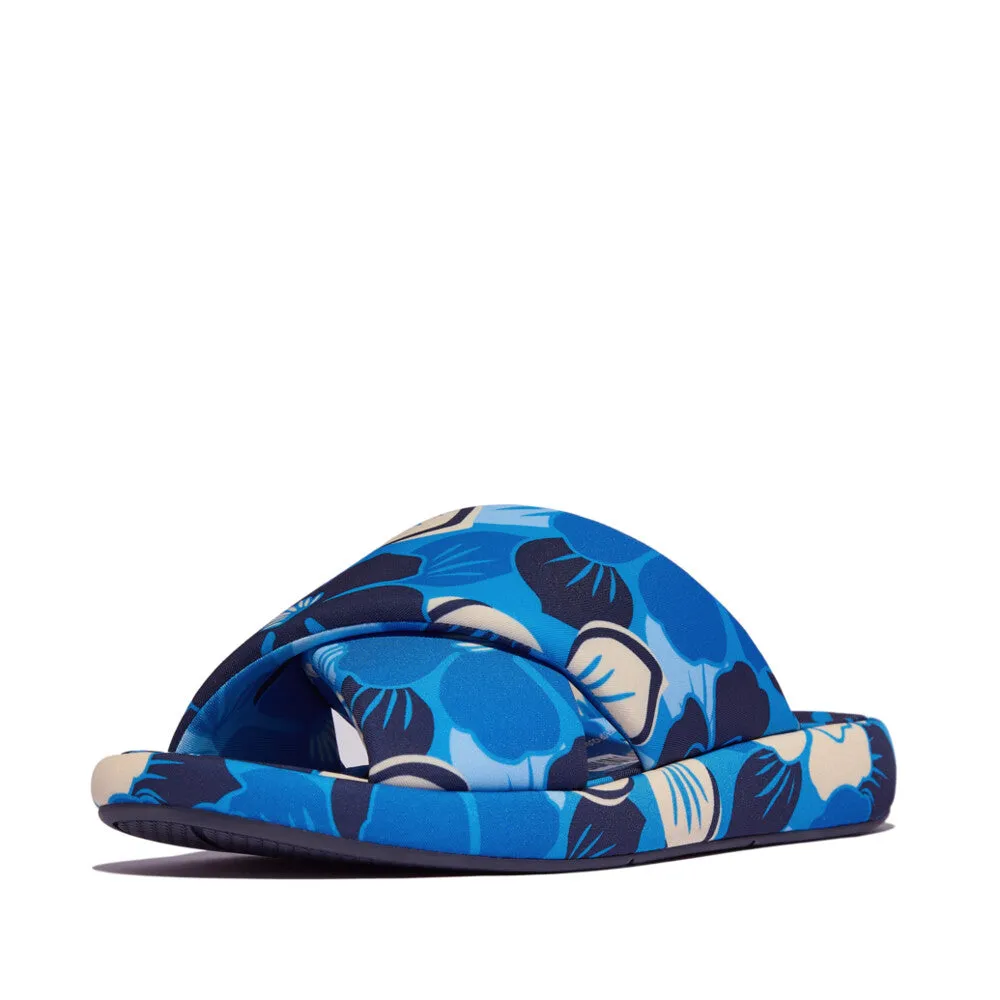 IQUSHION D-Luxe Padded Flowerz Cross Slides