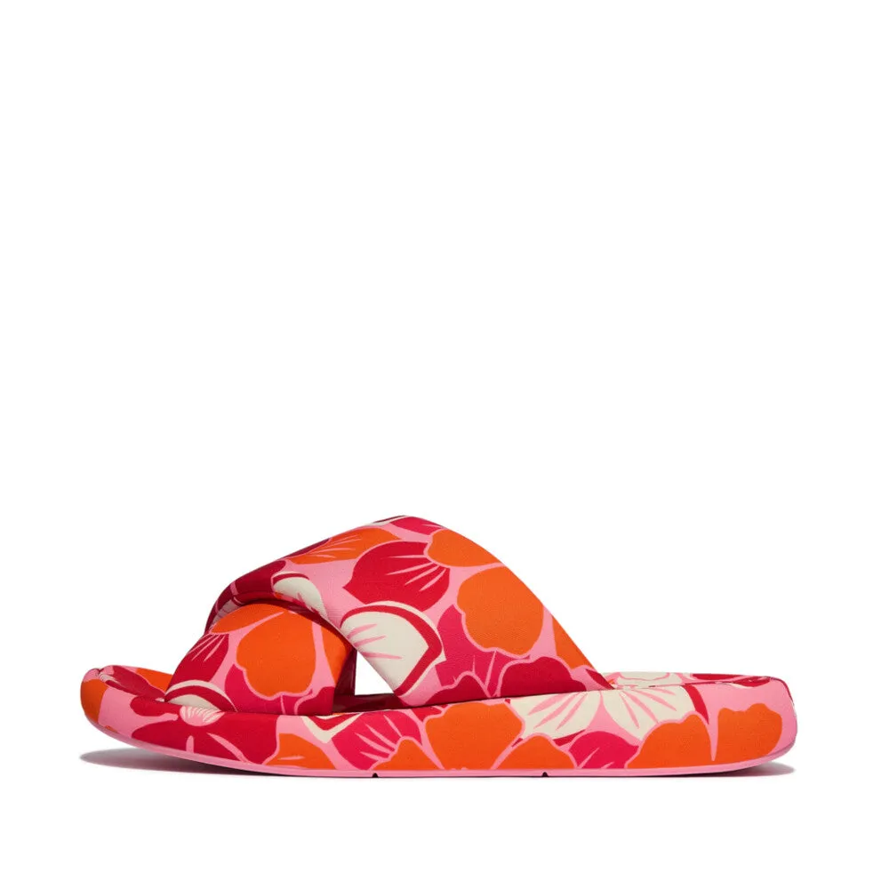 IQUSHION D-Luxe Padded Flowerz Cross Slides
