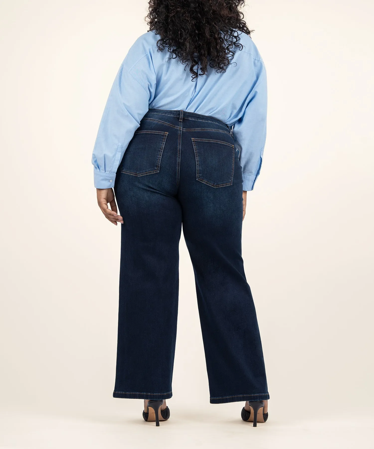 Jean High Rise Wide Leg, Plus