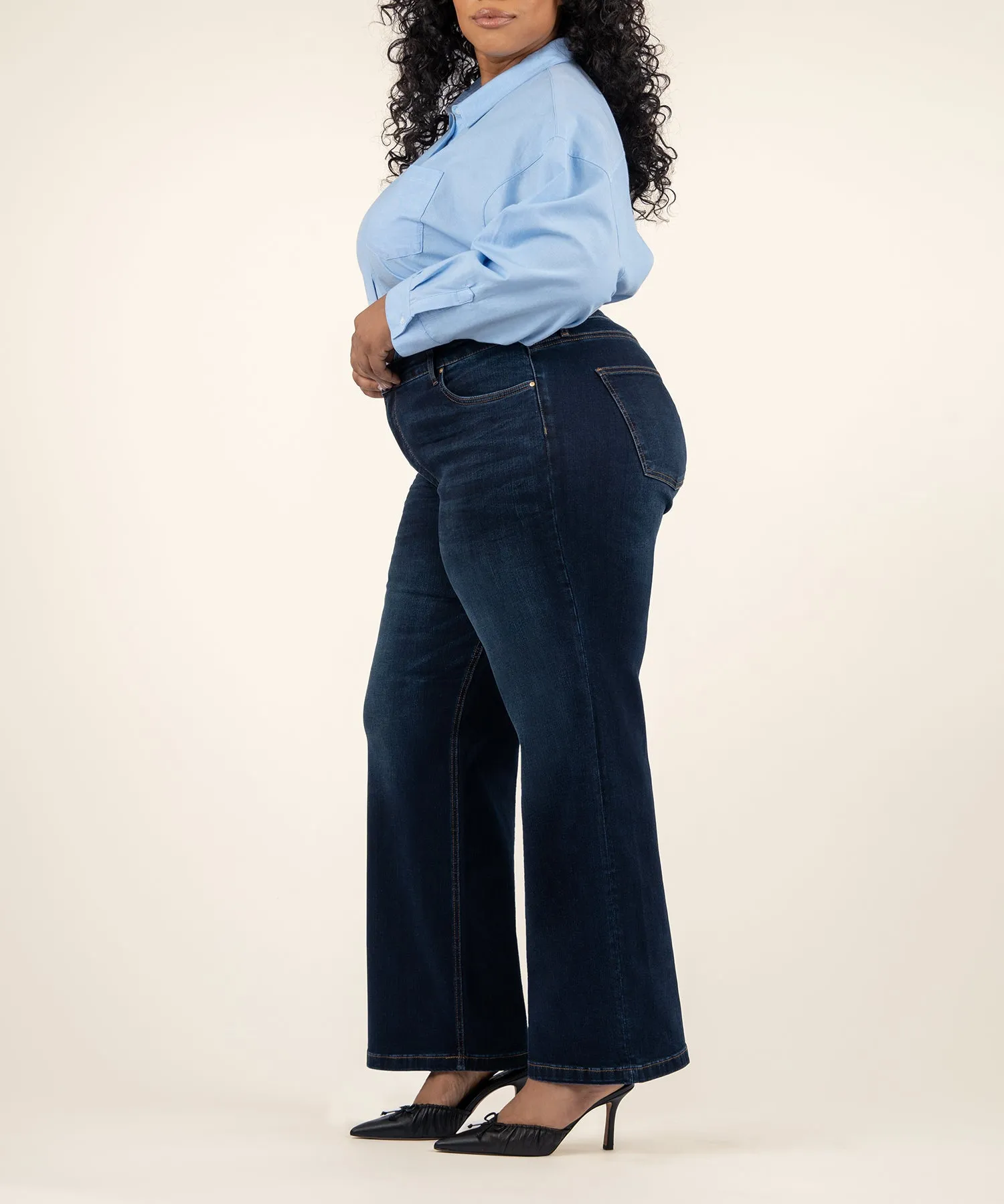 Jean High Rise Wide Leg, Plus