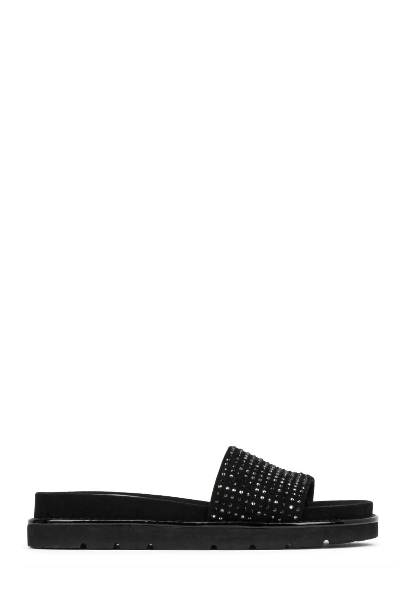 Joella Sandal - Black Embellished