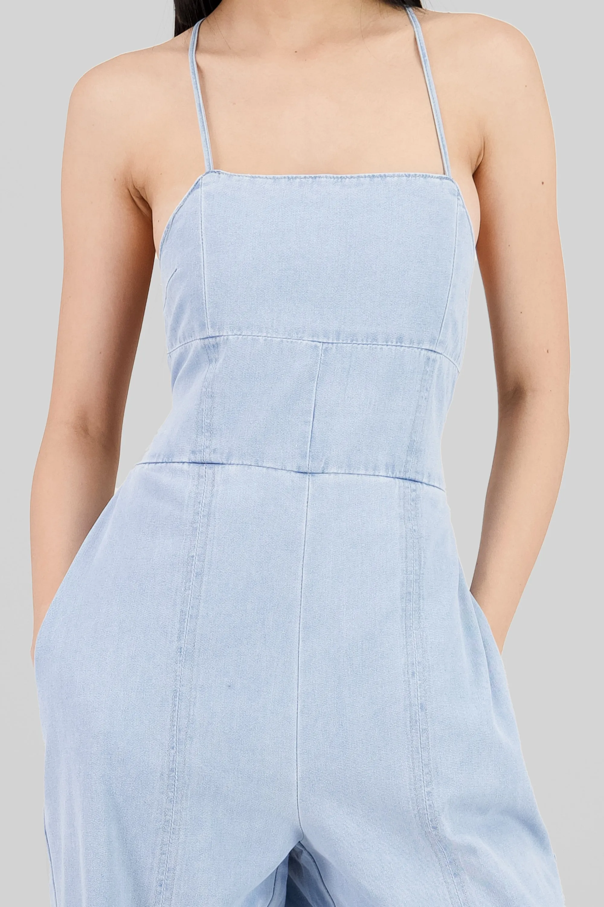 Jumpsuit denim liso