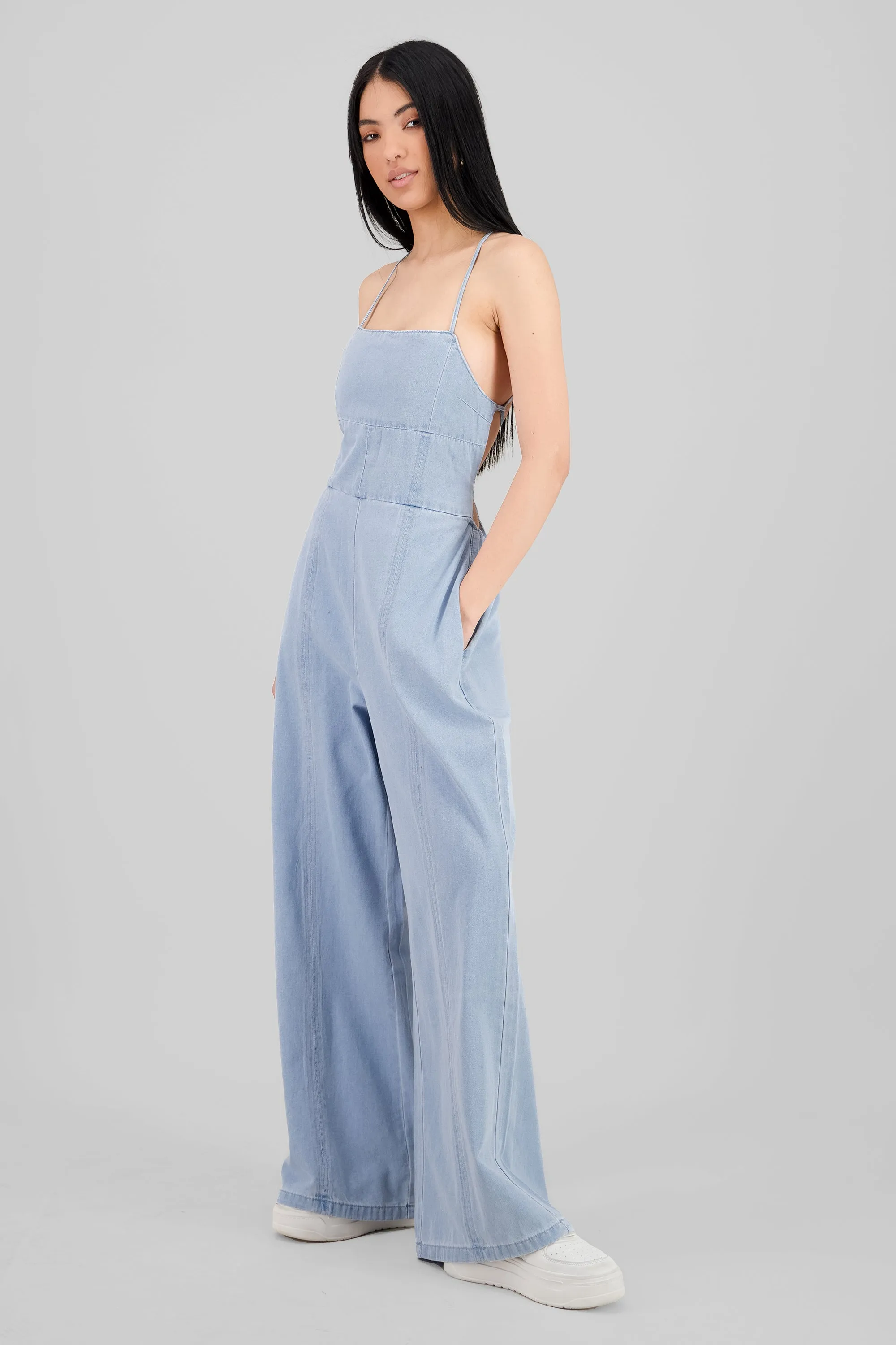 Jumpsuit denim liso