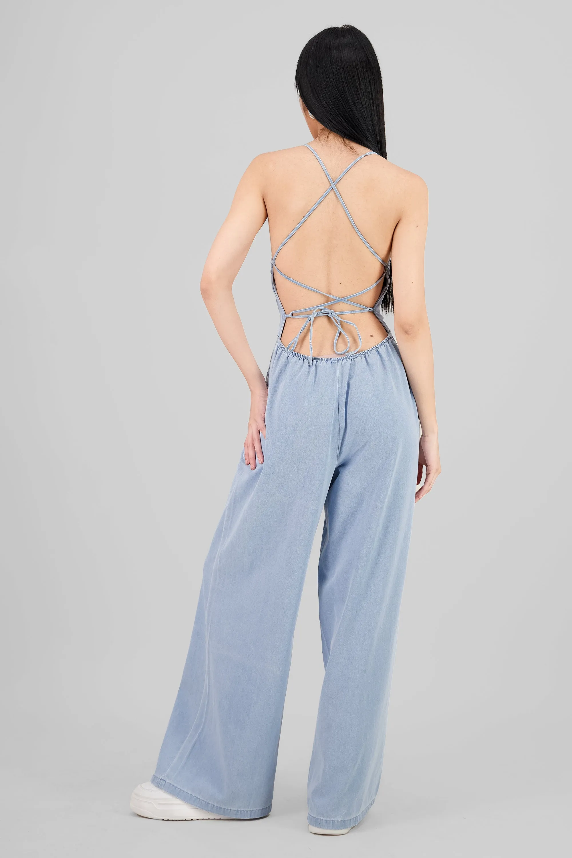 Jumpsuit denim liso