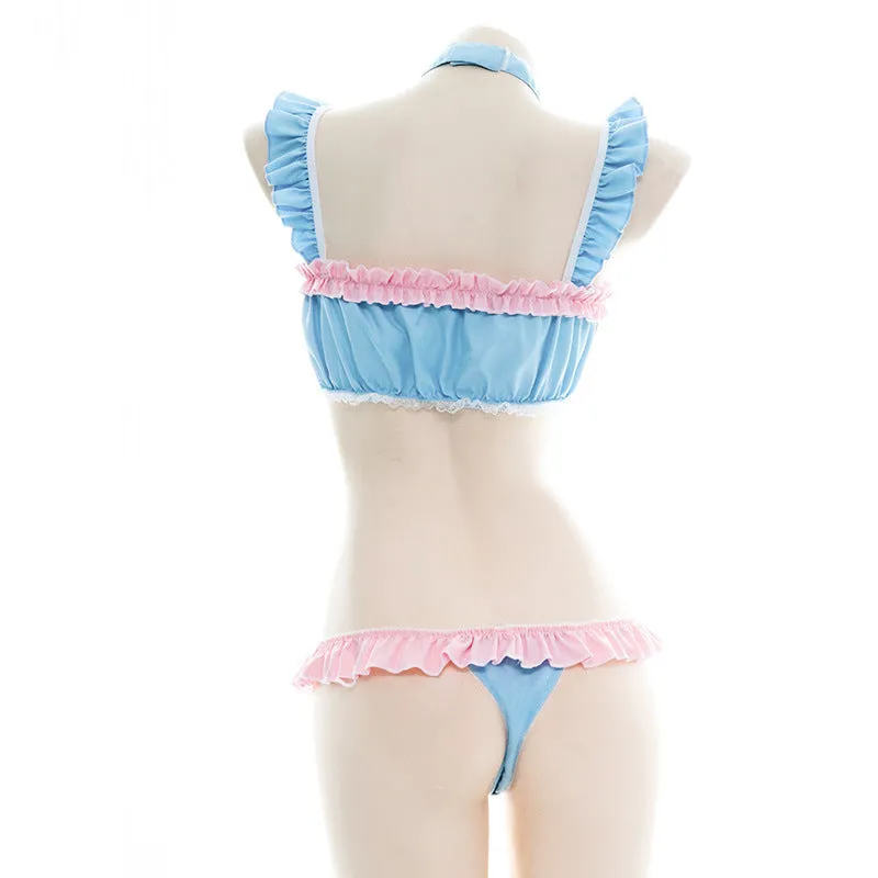 Kawaii Pastel Ruffle Lingerie