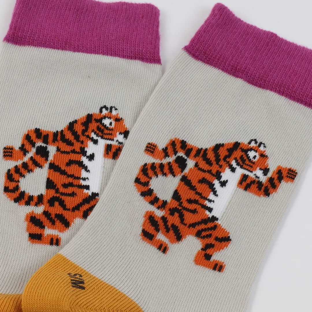 Kids Tiger Cotton Socks