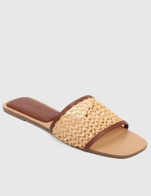 Kirsti Open Toe Sandals & Flip Flops (Russet)