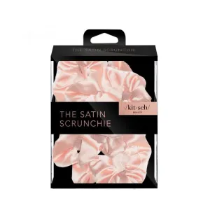 Kitsch Satin Sleep Scrunchies 5pc - Blush
