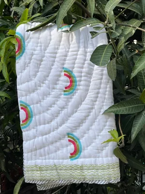 Klingaru Toddler Quilt - Rainbow