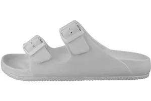 Ladies Double Strap Injected EVA Sandal with Buckles
