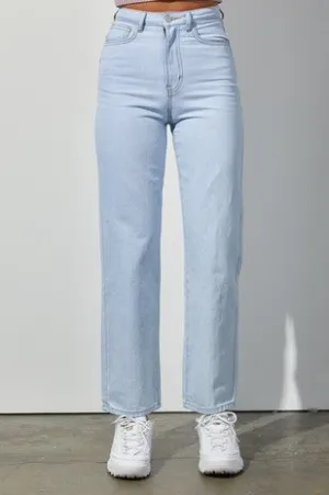 Light Wash Denim with Star Patch Detail