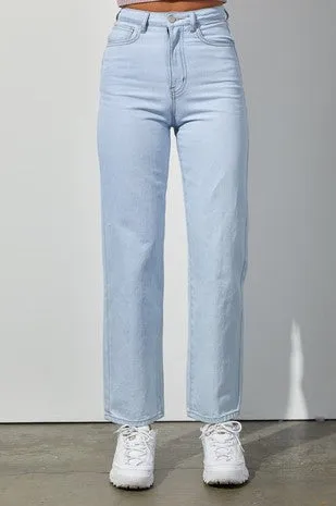Light Wash Denim with Star Patch Detail