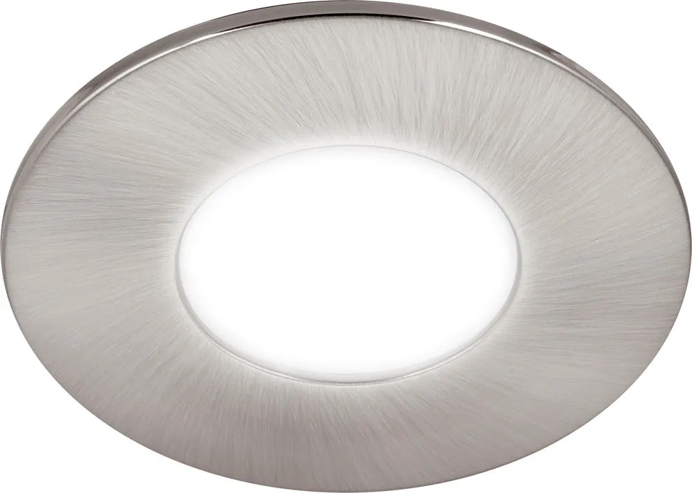 Luceco FTBZFBS FType Flat Brush Steel Bezel Accessory