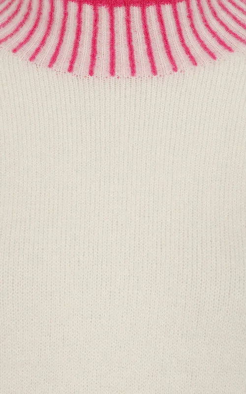 Luella Womens Faith Jumper - White/pink