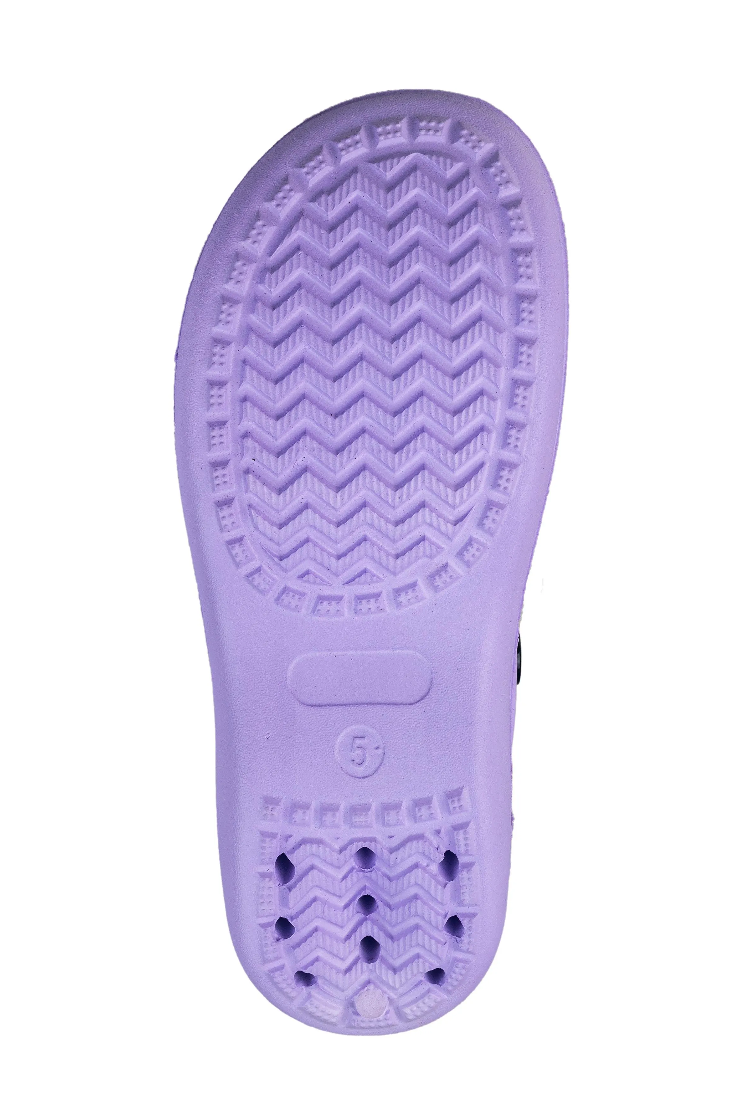 Maclin Ladies Violet Clogs