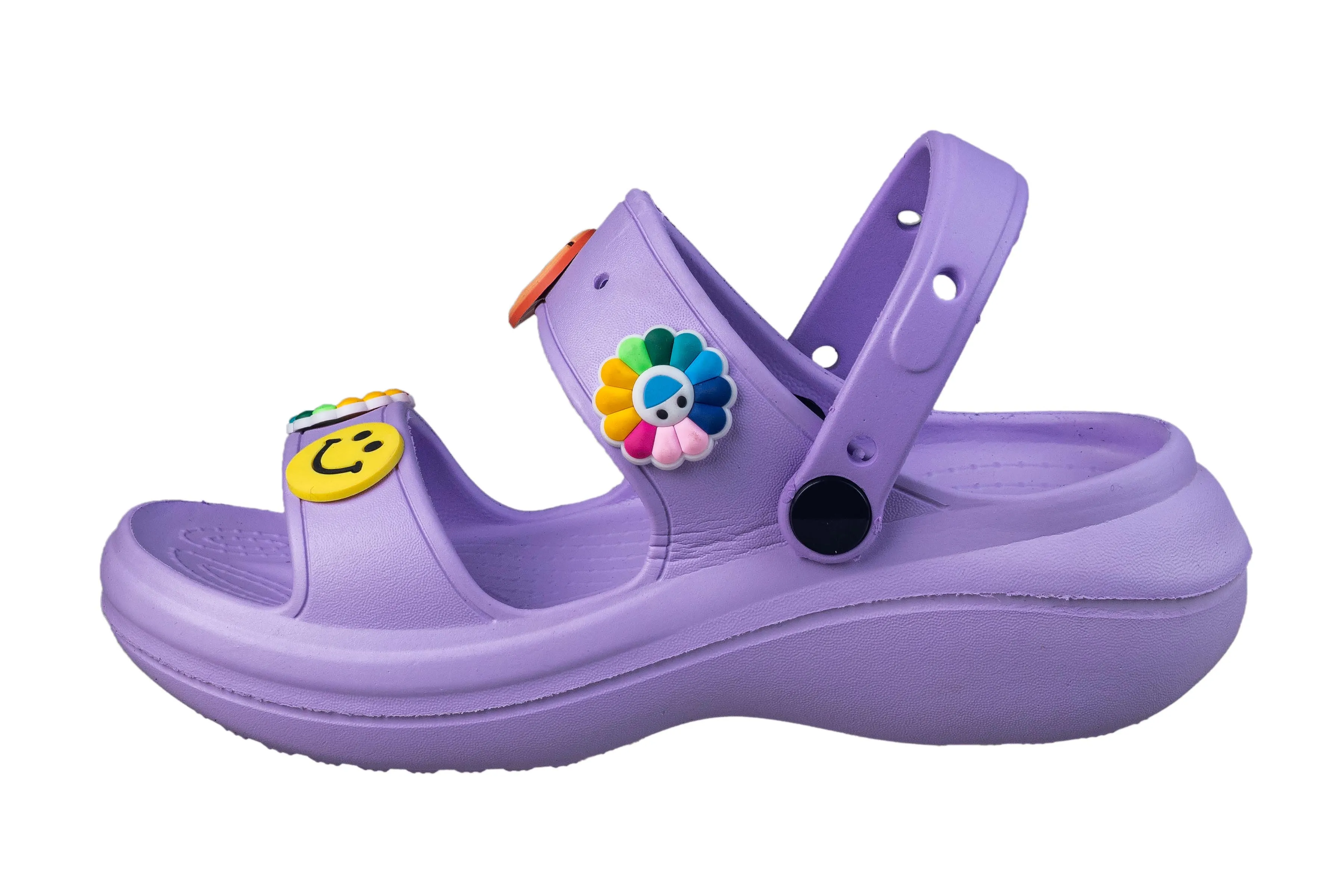 Maclin Ladies Violet Clogs