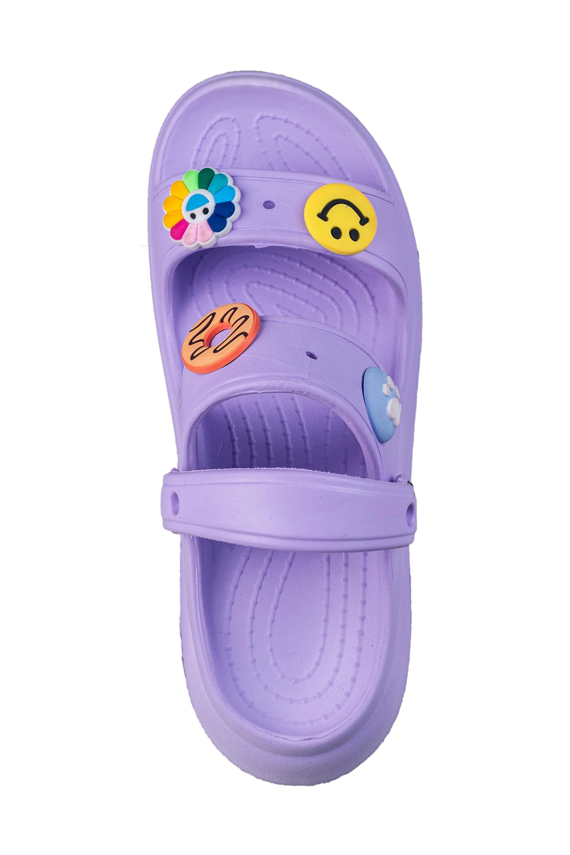 Maclin Ladies Violet Clogs
