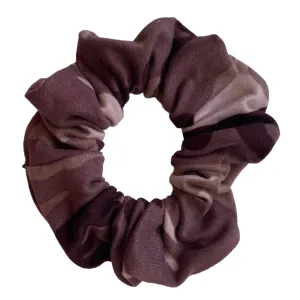 Mauve Camouflage Matte Scrunchie