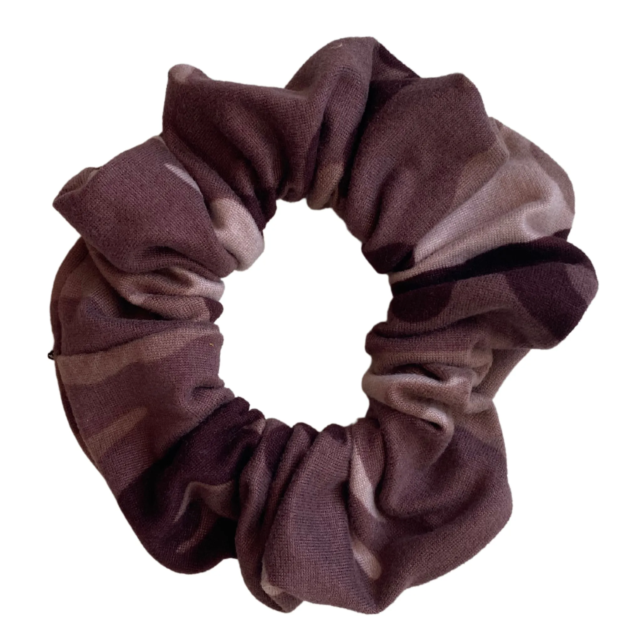 Mauve Camouflage Matte Scrunchie