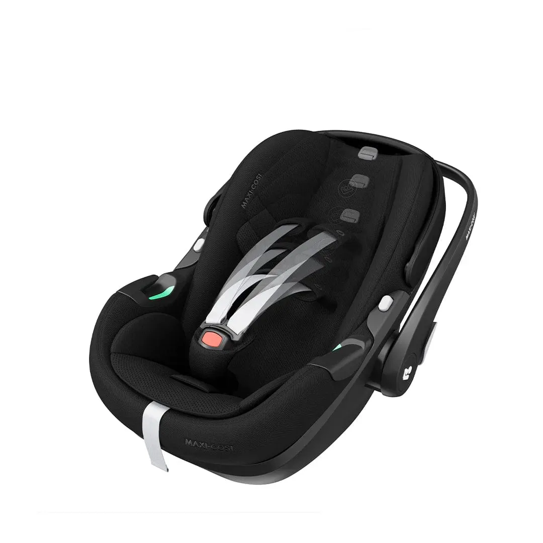Maxi Cosi Pebble 360 PRO 2 Car Seat and Base - Twillic Black