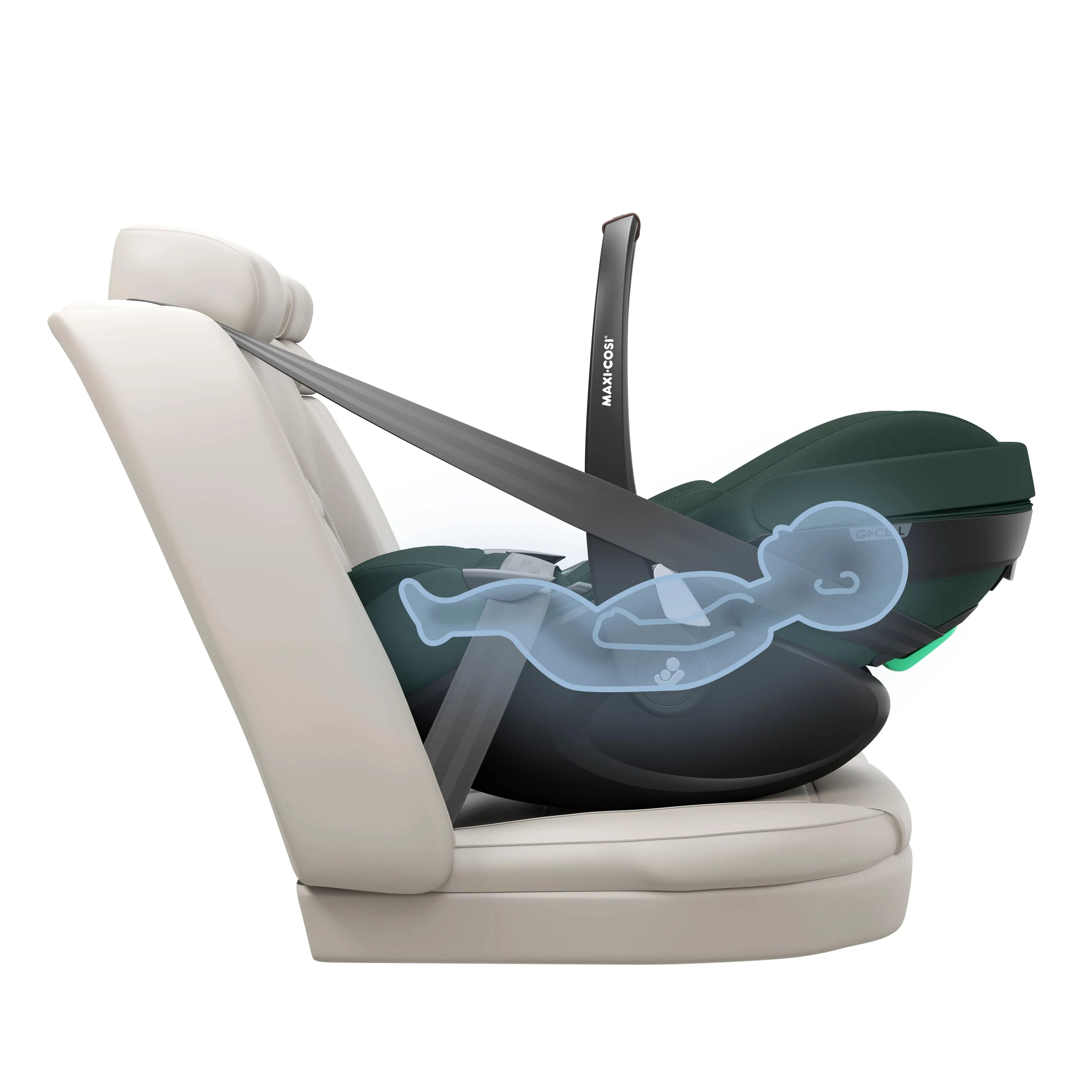 Maxi Cosi Pebble 360 PRO2 Car Seat - Twillic Green
